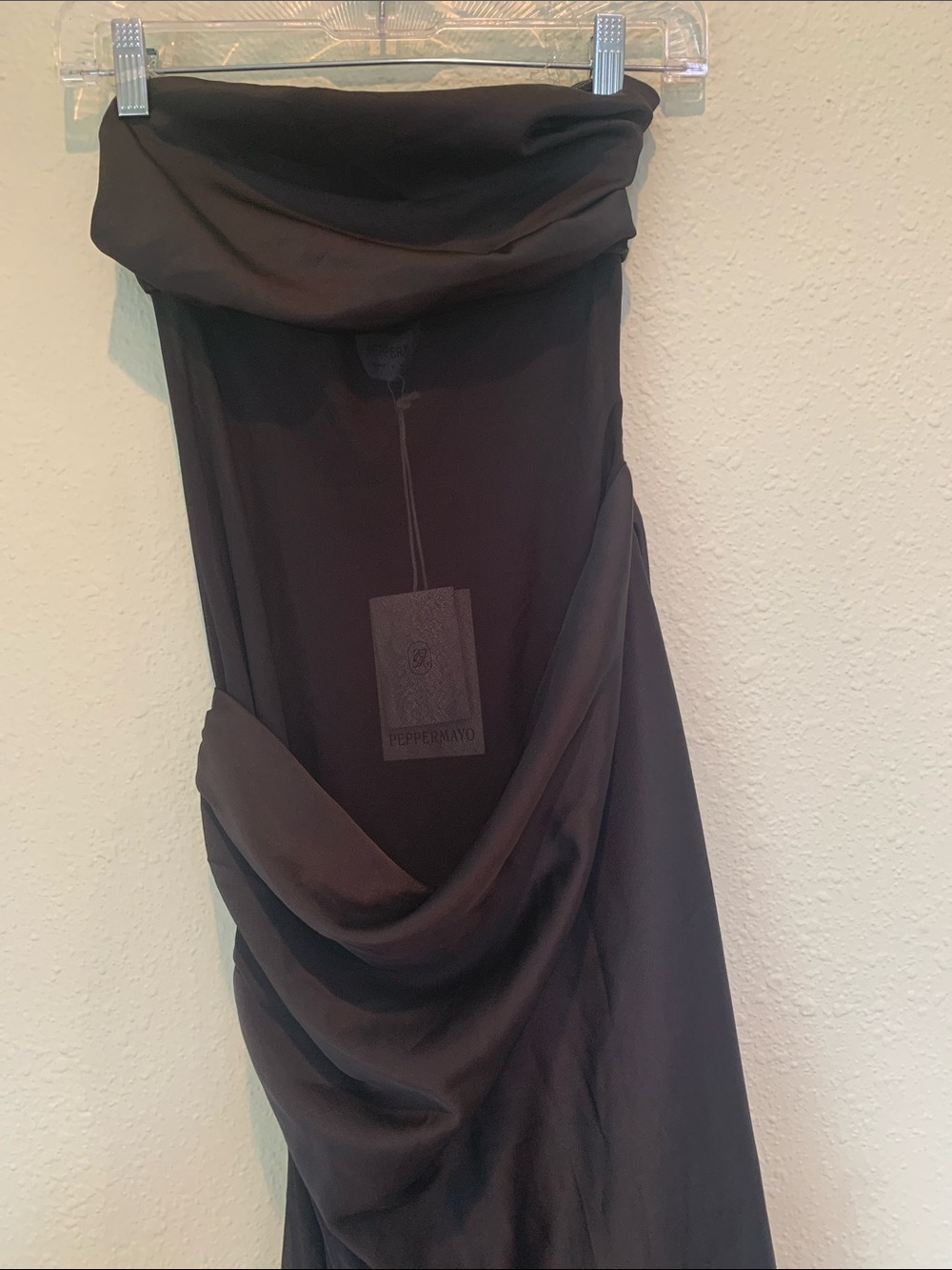 Peppermayo NWT Champagne Skies Maxi Dress Black Size 4 - Picture 7 of 7